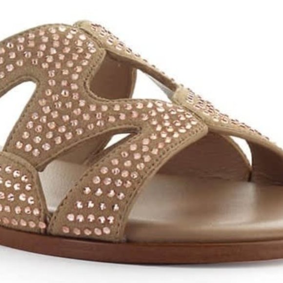Michael Kors  ANNALEE Crystal Embellished Slide - Picture 3 of 4